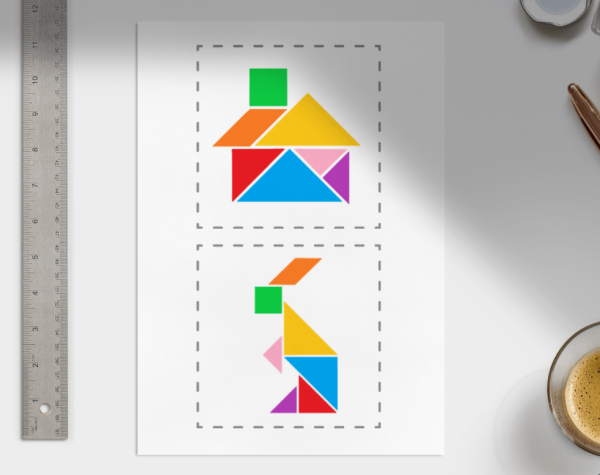Tangram - szablon