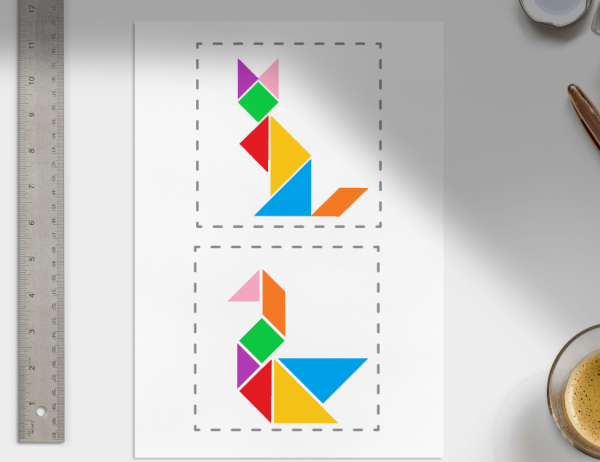 Tangram - szablon