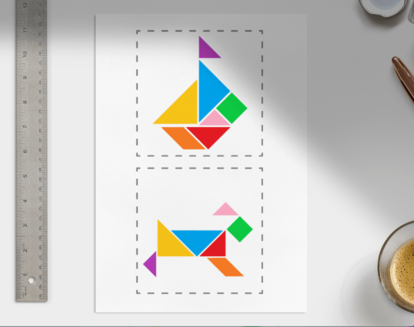 Tangram - szablon