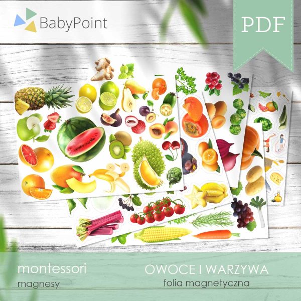 OWOCE-I-WARZYWA-Folia-magnetyczna-Magnesy