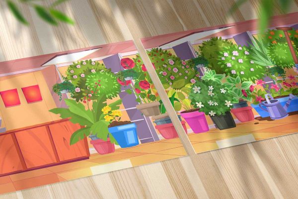 OGRÓD I SKLEP - Zestaw edukacyjny - Magnetbook - Lamibook - 2D