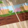 OGRÓD I SKLEP - Zestaw edukacyjny - Magnetbook - Lamibook - 2D