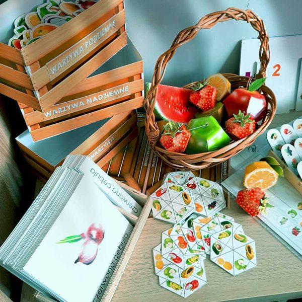 OWOCE I WARZYWA - Zestaw edukacyjny 3D