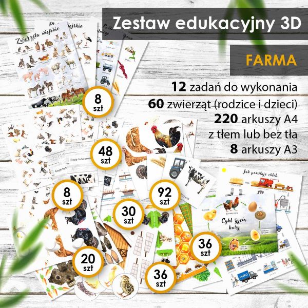 FARMA - Zestaw edukacyjny 3D
