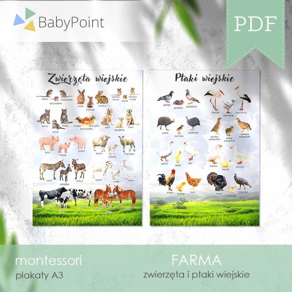 FARMA - Plakaty A3 2D - 8 szt