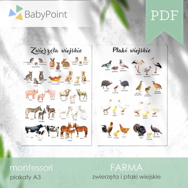 FARMA - Plakaty A3 2D - 8 szt