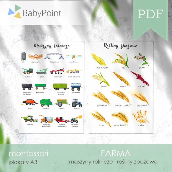 FARMA - Plakaty A3 2D - 8 szt