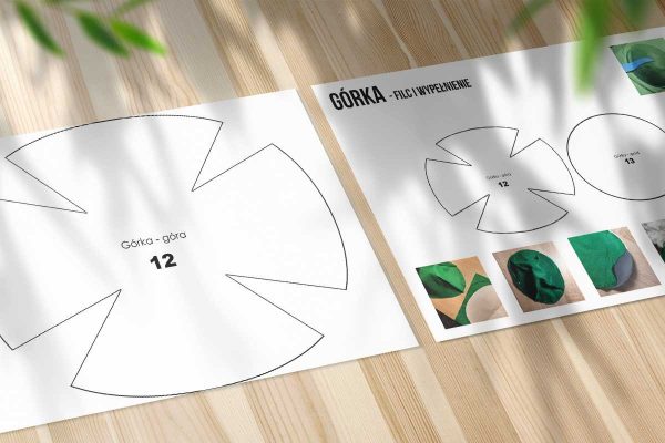 Farma z filcu domek - szablony DIY