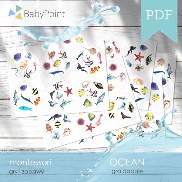OCEAN - Gra Dobble - 48 szt