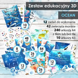 OCEAN - Zestaw edukacyjny 3D
