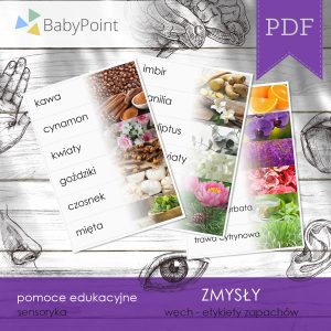 ZMYSŁY - Węch - Etykiety zapachów