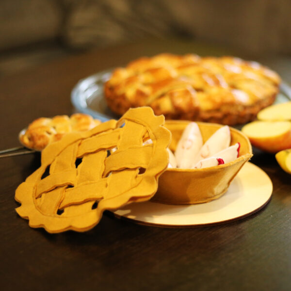 FILC - TARTA - Szarlotka z filcu DIY - Felt Apple Pie