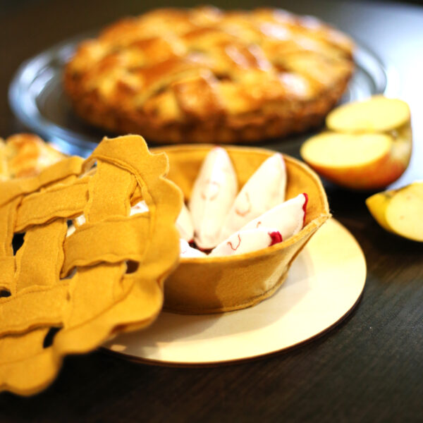 FILC - TARTA - Szarlotka z filcu DIY - Felt Apple Pie