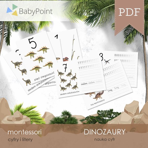 Dinozaury + pisanie