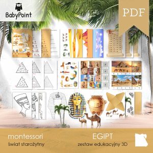 EGIPT - Zestaw edukacyjny 3D
