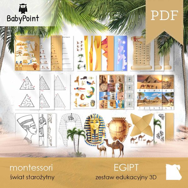 EGIPT - Zestaw edukacyjny 3D