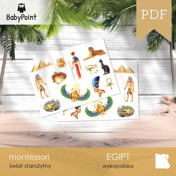 EGIPT - Zestaw edukacyjny 3D