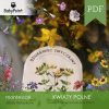KWIATY POLNE - Atlas obrotowy