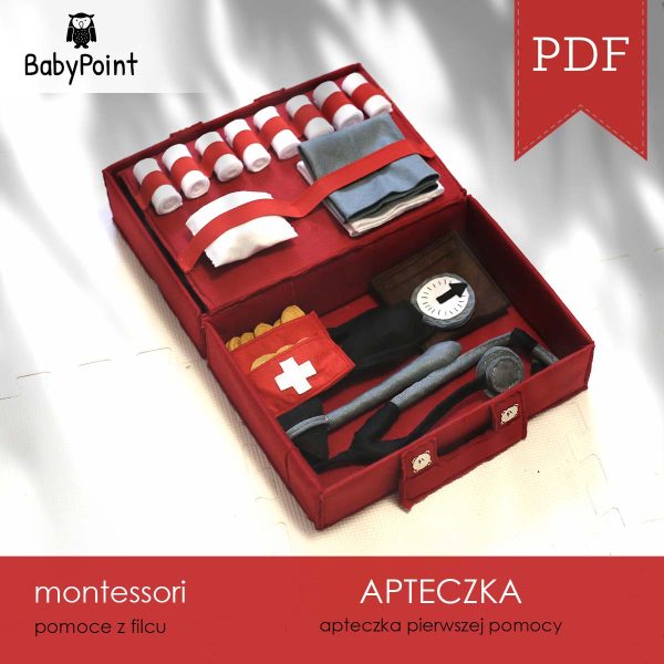 APTECZKA z filcu - Szablony DIY