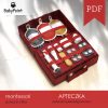 APTECZKA z filcu - Szablony DIY