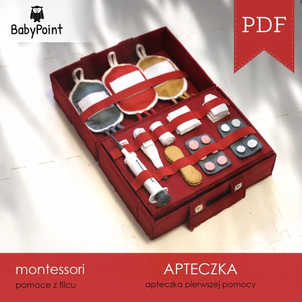 APTECZKA z filcu - Szablony DIY