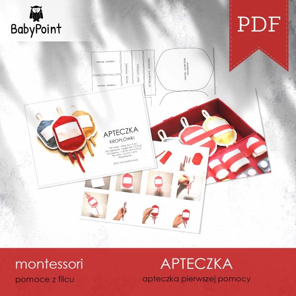 APTECZKA z filcu - Szablony DIY