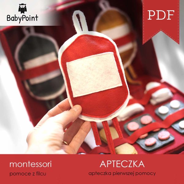 APTECZKA z filcu - Szablony DIY