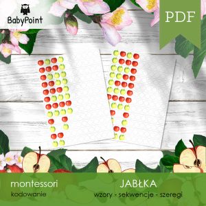 JABŁKA - Zestaw edukacyjny 3D