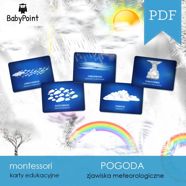 POGODA - Zestaw edukacyjny 3D