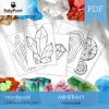 MINERAŁY - Zestaw edukacyjny 3D