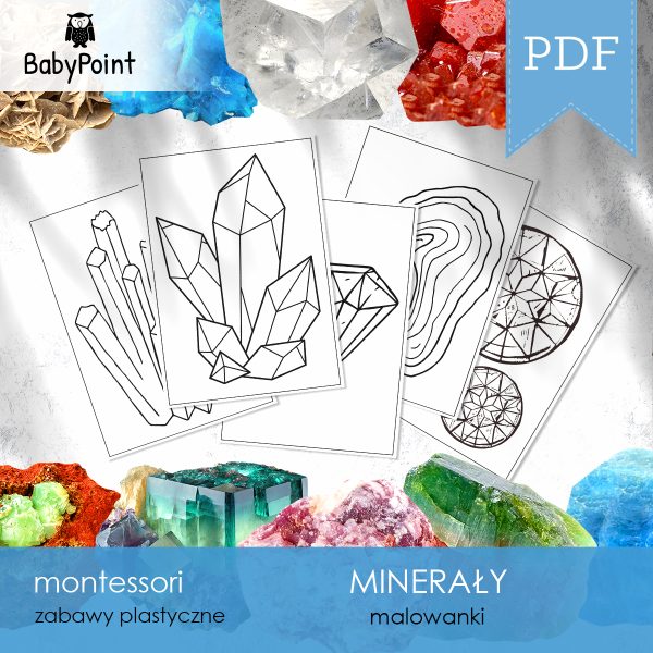 MINERAŁY - Zestaw edukacyjny 3D
