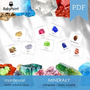 MINERAŁY - Zestaw edukacyjny 3D