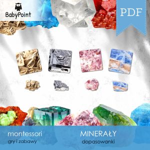MINERAŁY - Zestaw edukacyjny 3D