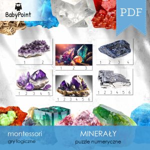 MINERAŁY - Zestaw edukacyjny 3D