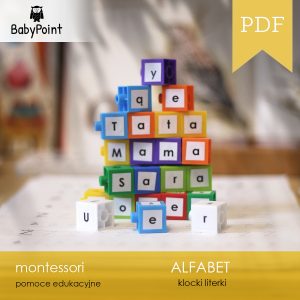 ALFABET - Klocki literki
