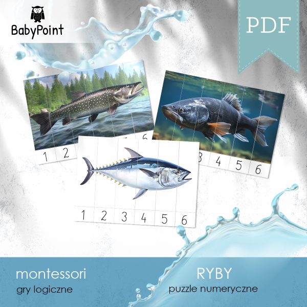 RYBY - Puzzle numeryczne