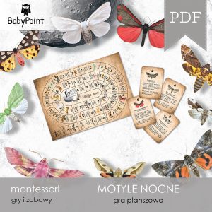 MOTYLE NOCNE - Zestaw edukacyjny 3D