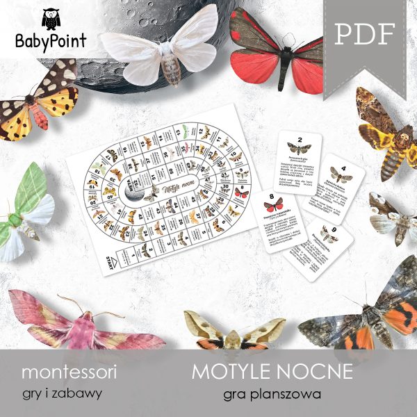 MOTYLE NOCNE - Zestaw edukacyjny 3D