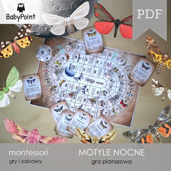 MOTYLE NOCNE - Zestaw edukacyjny 3D
