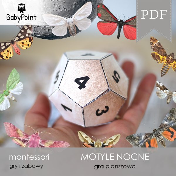 MOTYLE NOCNE - Zestaw edukacyjny 3D