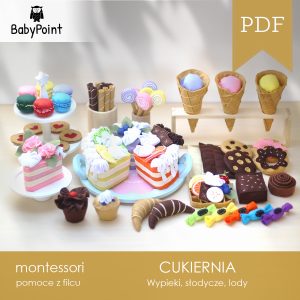 CUKIERNIA z filcu - Zestaw kreatywny