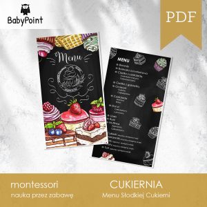 CUKIERNIA - Menu Słodkiej Cukierni