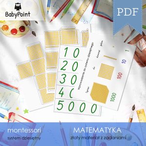 MATEMATYKA - Zestaw edukacyjny - Złoty materiał