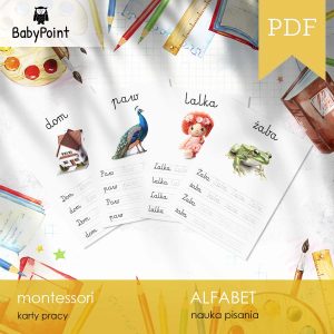 ALFABET - Nauka pisania