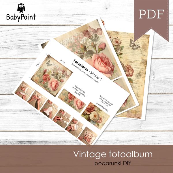 Vintage fotoalbum