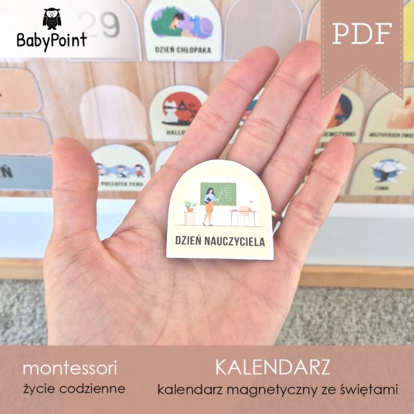 KALENDARZ magnetyczny DIY